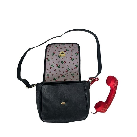 Vintage Betsey Johnson Y2K Rhinestone Rotary Phone Telephone Crossbody Bag RARE - Picture 9 of 14